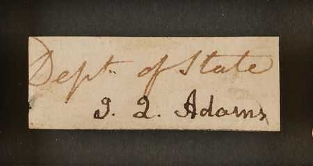 Lot #33 John Quincy Adams Signature - Image 2