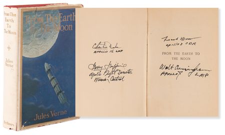 Lot #339 Apollo Astronauts Signed Book - From the