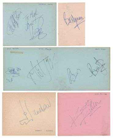 Lot #534 Rolling Stones Signatures with Manager