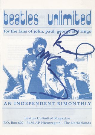 Lot #550 Beatles: Paul McCartney Signed Flyer for