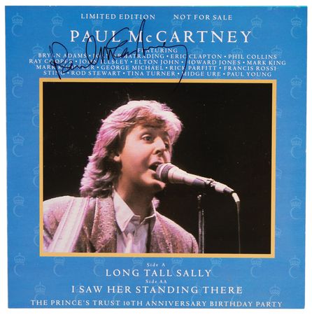 Lot #552 Beatles: Paul McCartney Signed 45 RPM