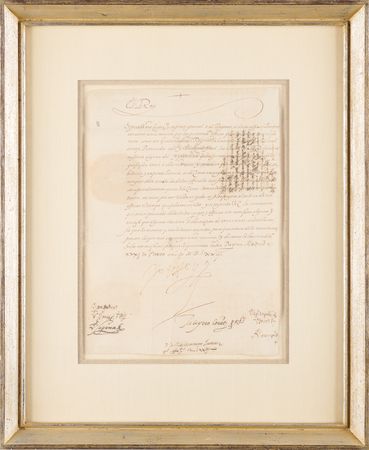 Lot #179 King Philip II Document Signed