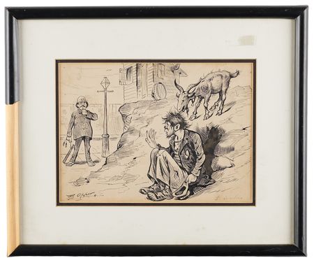 Lot #468 Frederick Burr Opper Original Artwork