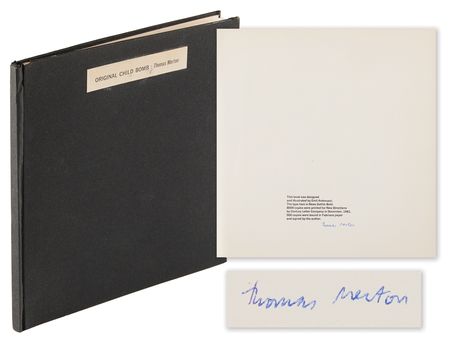 Lot #195 Thomas Merton Signed Book - Original