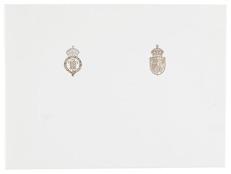 Lot #182 Princess Diana and King Charles III Signed Christmas Card (1987) - Image 2