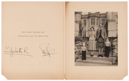 Lot #183 Queen Elizabeth II and Prince Philip