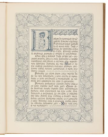 Lot #444 Alphonse Mucha Signed Book - Otcenas - Image 7