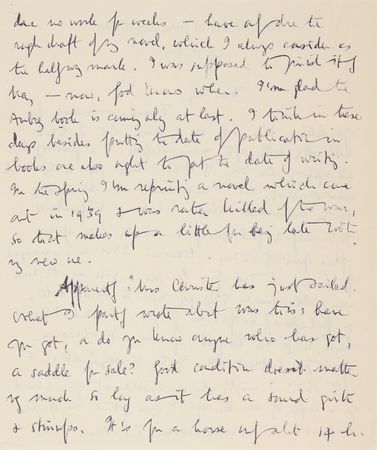 Lot #486 George Orwell Autograph Letter Signed on the Progress of Nineteen Eighty-Four - Image 3