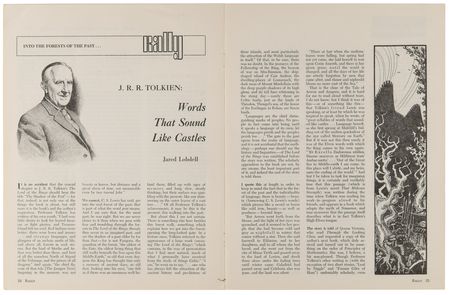 Lot #492 J. R. R. Tolkien Typed Letter Signed with Original Rally Magazine Sketch - Image 5