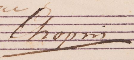 Lot #523 Frederic Chopin Autograph Musical Quotation Signed from the Polish Song 'Wiosna (Spring)' - Image 4