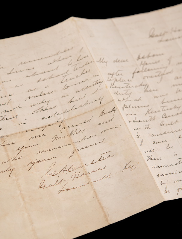 Lot 6028 George A. Custer Autograph Letter Signed on the Limitless Possibilities of the American West, Urging a Young Man to 