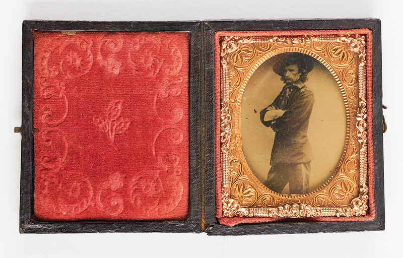Lot 6034 George A. Custer Ninth-Plate Tintype Portrait by Mathew Brady