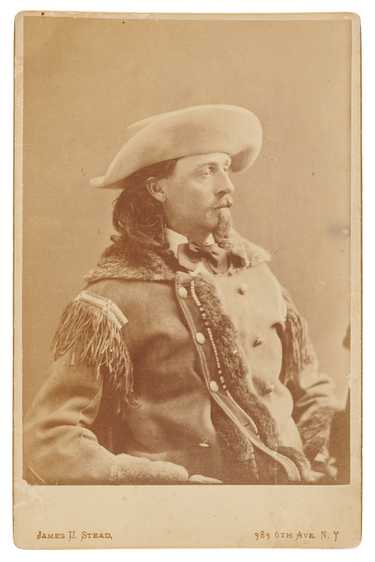 Lot 6162 William F. 'Buffalo Bill' Cody Cabinet Photograph by James U. Stead