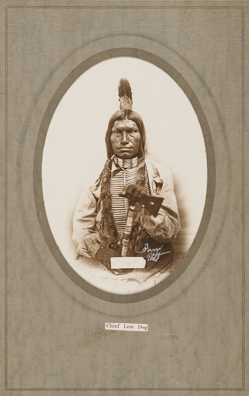 Lot 6077 Low Dog Original Photograph by D. F. Barry