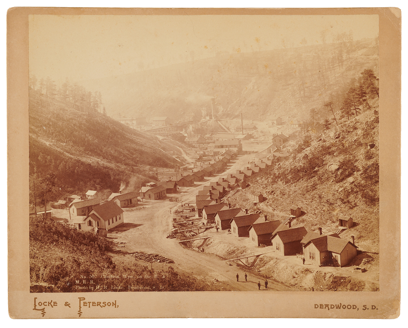 Lot 6103 Cambria, Wyoming Imperial Cabinet Photograph by Locke & Peterson of Deadwood