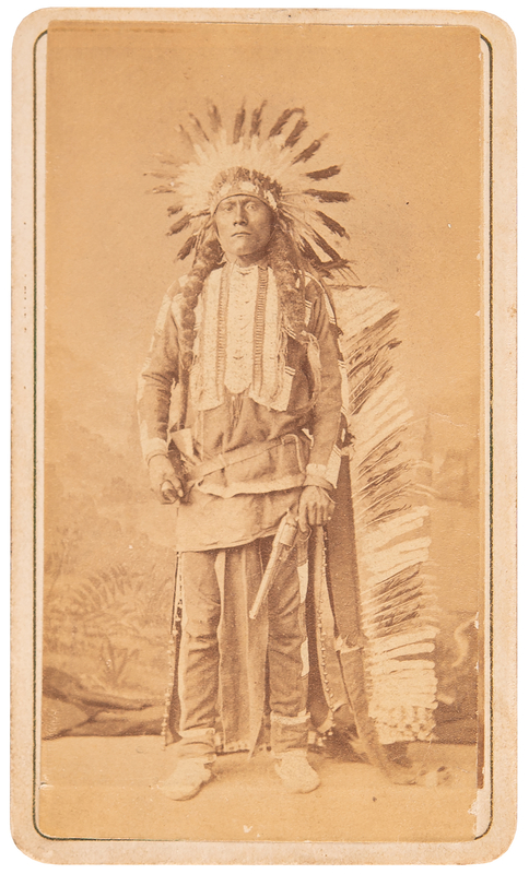 Lot 6086 Ute Chief Carte-de-Visite Photograph