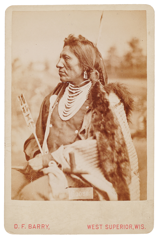 Lot 6081 Goose Cabinet Photograph by D. F. Barry - Custer's Arikara Scout