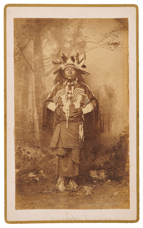 Lot 6083 Comanche John Boudoir Cabinet Photograph by A. Frank Randall