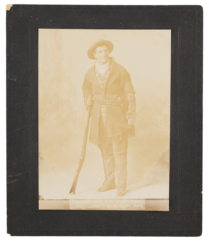 Lot 6173 Calamity Jane Original Photograph by H. R. Locke