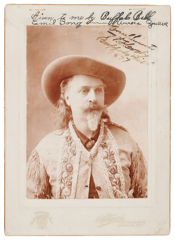 Lot 6165 William F. 'Buffalo Bill' Cody Signed Photograph