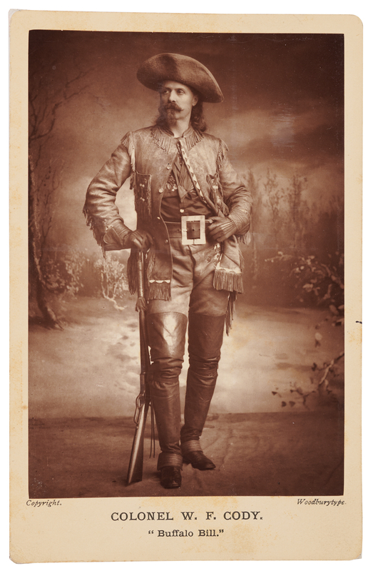 Lot 6163 William F. 'Buffalo Bill' Cody Woodburytype Cabinet Photograph