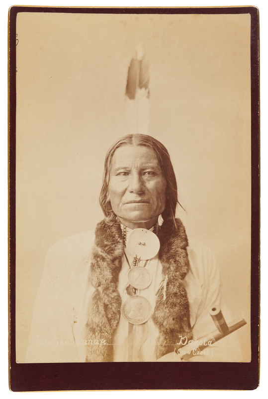Lot 6080 Tatanka Wanaghi Cabinet Photograph