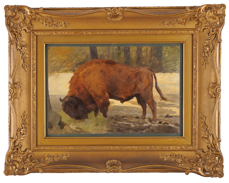 Lot 6102 Richard Friese Original Oil Painting - Buffalo
