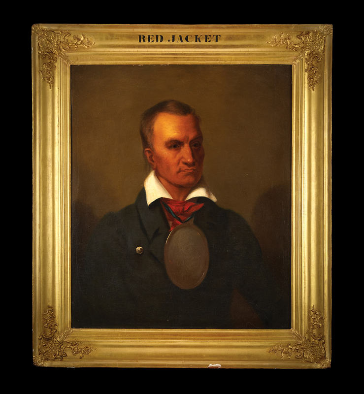 Lot 6049 Red Jacket Original 19th-Century Oil Painting by John Neagle