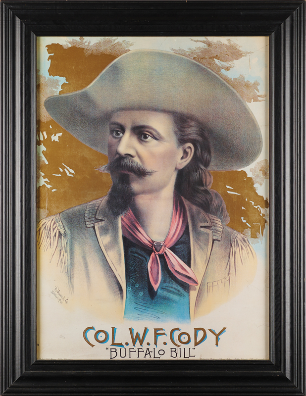 Lot 6172 William F. ‘Buffalo Bill’ Cody Museum-Issued Portrait Poster (17.5˝ x 24.5˝)