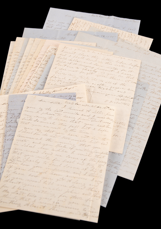 Lot 6017 Gold Rush: P. J. Norton Collection of (21) Handwritten Letters on Mining Life in California, 1851-1863