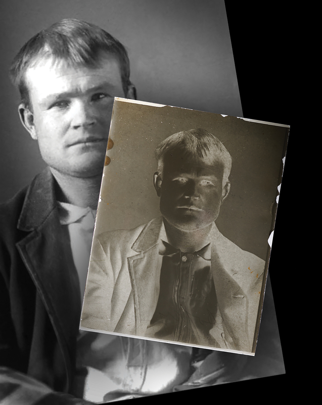 Lot 6131 Butch Cassidy Original ‘Mug Shot’ Glass Negative - One of Only Three Known Portraits of the Outlaw - From His First and Only Arrest (1894)