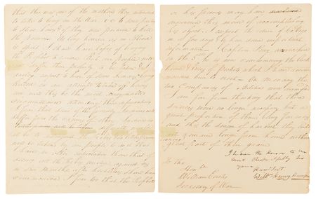 Lot #6006 William Henry Harrison (4) Letters Signed to the Secretary of War, Warning of Indian Hostilities on the Indiana Frontier - Image 10