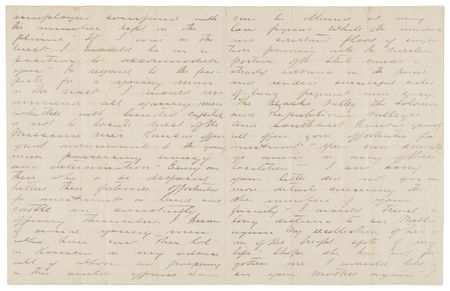 Lot #6028 George A. Custer Autograph Letter Signed on the Limitless Possibilities of the American West, Urging a Young Man to 