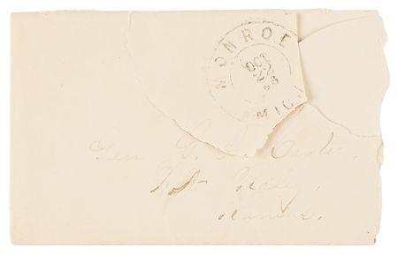 Lot #6038 Boston Custer Autograph Letter Signed to George A. Custer at Ft. Riley: 