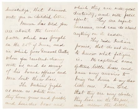 Lot #6030 George A. Custer: 1876 Little Bighorn Campaign Archive of Capt. Otho Michaelis - (29) Letters: 