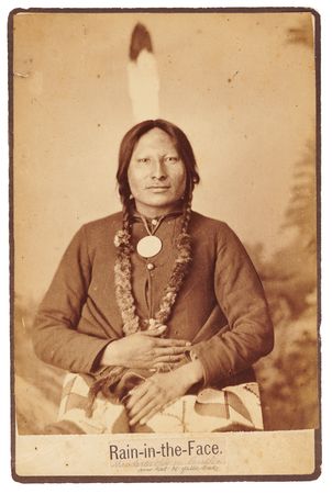 Lot #6050 Rain-in-the-Face Cabinet Photograph by