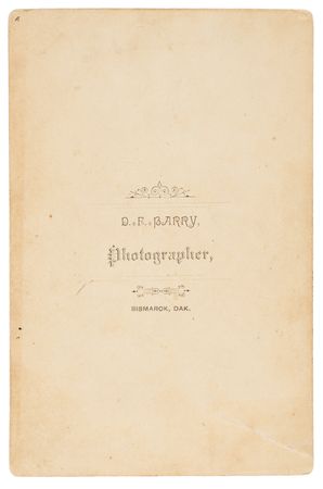 Lot #6050 Rain-in-the-Face Cabinet Photograph by O. S. Goff/D. F. Barry - 
