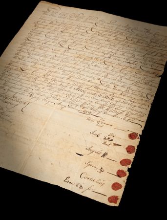 Lot #6059 Mohawk Indian Chiefs Signed Land Cession