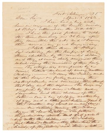 Lot #6063 Capt. E. V. Turner Autograph Letter