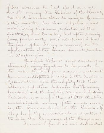 Lot #6009 James A. Garfield Letter Signed, Investigating an Interpreter's Claim as to the 