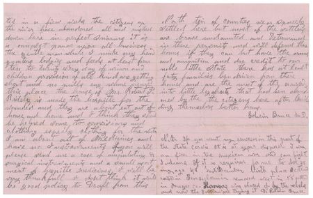 Lot #6062 Sioux Depredations: Edwin Bruce (2) Autograph Letters Signed to Gov. Samuel J. Kirkwood of Iowa on a 