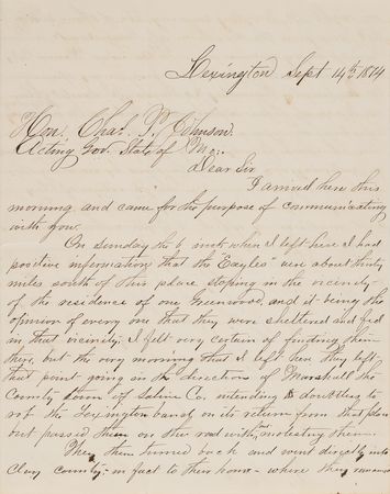 Lot #6148 James-Younger Gang: Flourney Yancey