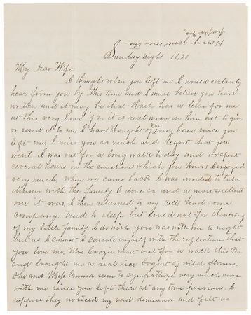 Lot #6133 Frank James Autograph Letter Signed to