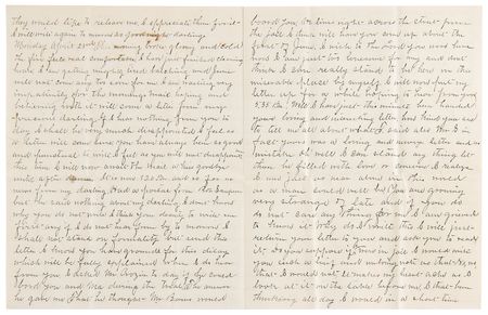 Lot #6133 Frank James Autograph Letter Signed to His Wife, Awaiting Trial in Gallatin, Missouri, Five Months After Jesse James was Gunned Down by Robert Ford: 