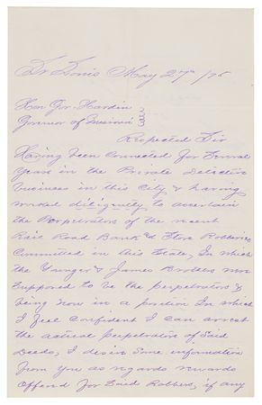 Lot #6150 James-Younger Gang: Robert M. Boatright