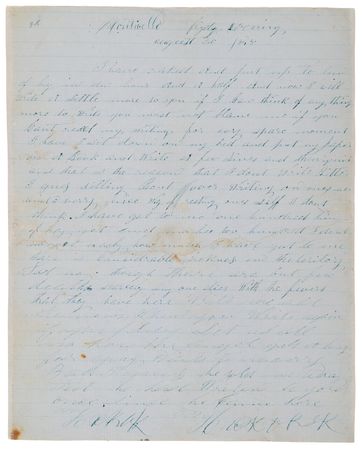 Lot #6122 Wild Bill Hickok Autograph Letter Signed - An Excessively Rare Old West Autograph, Signed Four Times! - Image 2