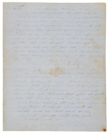 Lot #6122 Wild Bill Hickok Autograph Letter Signed - An Excessively Rare Old West Autograph, Signed Four Times! - Image 3