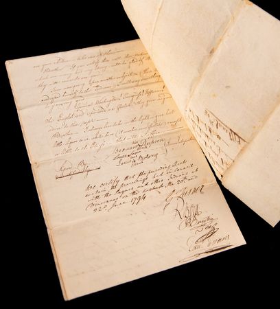 Lot #6061 Council at Vincennes: Manuscript Record