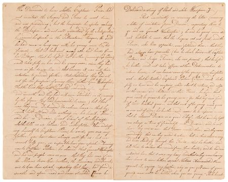 Lot #6061 Council at Vincennes: Manuscript Record of a Peace Council with Chiefs and Warriors of the Saque, Fox, and Kaskaskias (1794) - Image 3