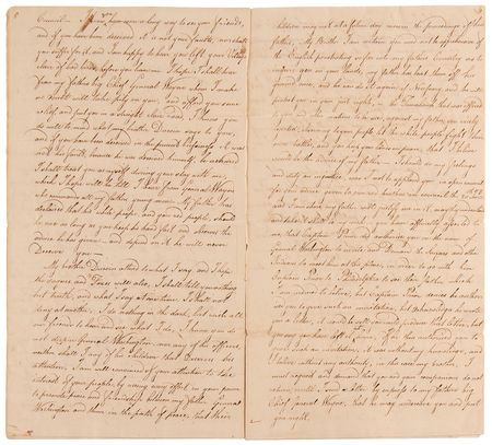 Lot #6061 Council at Vincennes: Manuscript Record of a Peace Council with Chiefs and Warriors of the Saque, Fox, and Kaskaskias (1794) - Image 6